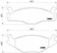 Комплект тормозных колодок HELLA PAGID 8DB 355 006-381