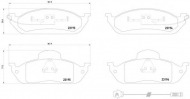 Комплект тормозных колодок HELLA PAGID 8DB 355 008-661