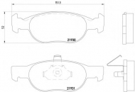 Комплект тормозных колодок HELLA PAGID 8DB 355 009-231