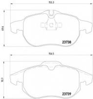 Комплект тормозных колодок HELLA PAGID 8DB 355 009-311