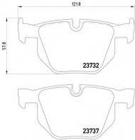 Комплект тормозных колодок HELLA PAGID 8DB 355 010-471