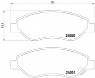 Комплект тормозных колодок HELLA PAGID 8DB 355 013-401
