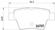 Комплект тормозных колодок HELLA PAGID 8DB 355 013-851