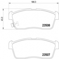 Комплект тормозных колодок HELLA PAGID 8DB 355 015-071