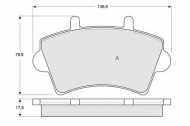 Комплект тормозных колодок PROCODIS FRANCE PF1302