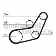 Ременный комплект CONTITECH 6PK1059 ELAST T1