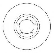 Тормозной диск BENDIX 561625B