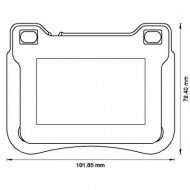 Комплект тормозных колодок BENDIX 573177B