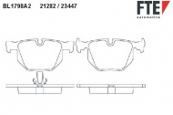 Комплект тормозных колодок FTE BL1798A2