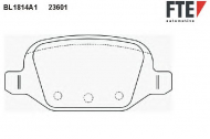 Комплект тормозных колодок FTE BL1814A1
