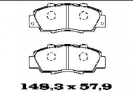Комплект тормозных колодок FTE BL1364A2