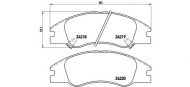 Комплект тормозных колодок BREMBO P 30 042