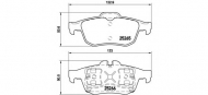 Комплект тормозных колодок BREMBO P 68 057