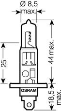 Лампа накаливания OSRAM 64150NBU