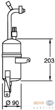 Осушитель HELLA 8FT 351 335-131
