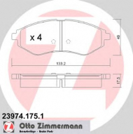 Комплект тормозных колодок ZIMMERMANN 23974.175.1