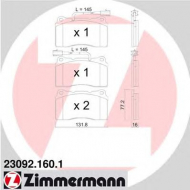 Комплект тормозных колодок ZIMMERMANN 23092.160.1