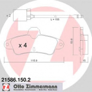 Комплект тормозных колодок ZIMMERMANN 21586.150.2