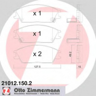 Комплект тормозных колодок ZIMMERMANN 21012.150.2