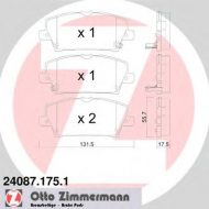 Комплект тормозных колодок ZIMMERMANN 24087.175.1