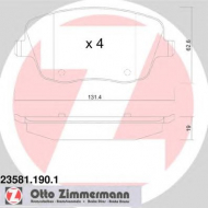 Комплект тормозных колодок ZIMMERMANN 23581.190.1