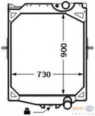 Теплообменник HELLA 8MK 376 726-551