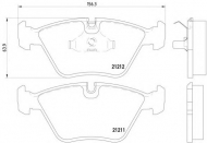 Комплект тормозных колодок HELLA 8DB 355 008-081