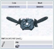 Переключатель MAGNETI MARELLI 000043181010