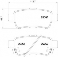 Комплект тормозных колодок HELLA 8DB 355 016-081