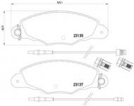 Комплект тормозных колодок HELLA 8DB 355 019-331