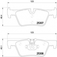 Комплект тормозных колодок HELLA 8DB 355 019-971