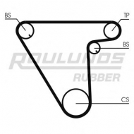 Ремень ROULUNDS RUBBER RR1469