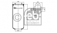 Баллон пневматической рессоры FEBI BILSTEIN 20887