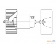 вентилятор BEHR HELLA SERVICE 8EW 009 159-171