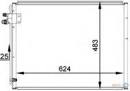 Конденсатор BEHR HELLA SERVICE 8FC 351 036-761