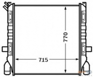 Теплообменник BEHR HELLA SERVICE 8MK 376 705-711