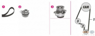 Комплект водяного насоса / зубчатого ремня BEHR HELLA SERVICE 8MP 376 800-891