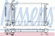 Теплообменник NISSENS 60703A