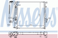 Теплообменник NISSENS 60613A