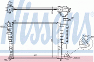 Теплообменник NISSENS 61335A