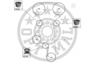 Ременный комплект OPTIMAL SK-1100
