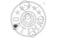 Ременный комплект OPTIMAL SK-1130