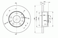 Тормозной диск ICER 78BD4680