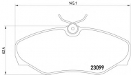 Комплект тормозных колодок PAGID T1424
