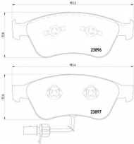 Комплект тормозных колодок PAGID T1224