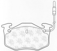 Комплект тормозных колодок QH Benelux BP376