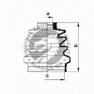 Комплект пыльника QH Benelux QJB405