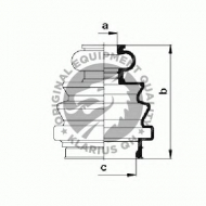 Комплект пыльника QH Benelux QJB547
