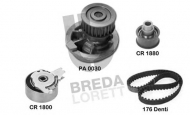 Комплект водяного насоса / зубчатого ремня BREDA  LORETT KPA 0021A