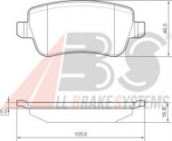 Комплект тормозных колодок A.B.S. 37496 OE